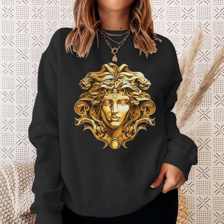 Medusahead Greek Mythology Ancient Snake Hair Sweatshirt Gifts for Her