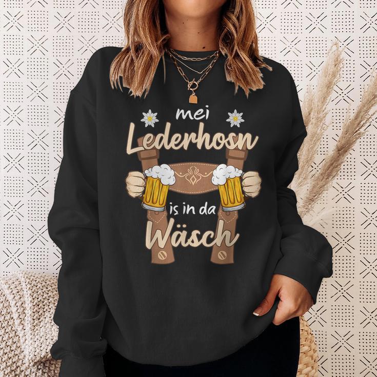 Mei Lederhosn Is In D Wäsch Oktoberfest Costume Replacement S Sweatshirt Geschenke für Sie