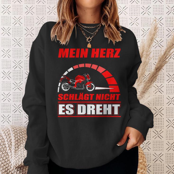 Mein Herz Schlägt Nicht Es Dreh- Motorcycle Biker Sweatshirt Geschenke für Sie