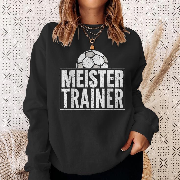 Meister Trainer Fußballtrainer Aus Leidenschaft Sweatshirt Geschenke für Sie