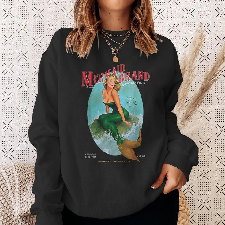 Mermaid Brand Jamaican Rum With A Hint Of Seaweed Sweatshirt Gifts for Her