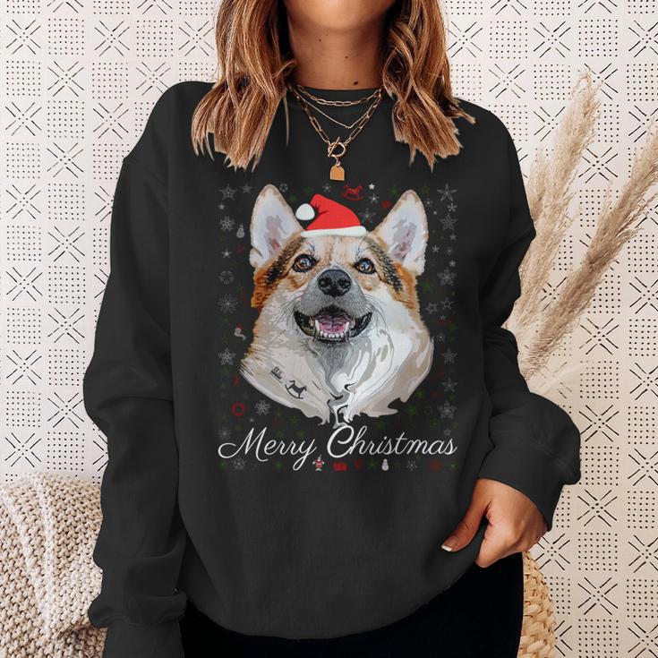 Merry Christmas Corgi Santa Dog Ugly Christmas Sweater Sweatshirt Gifts for Her