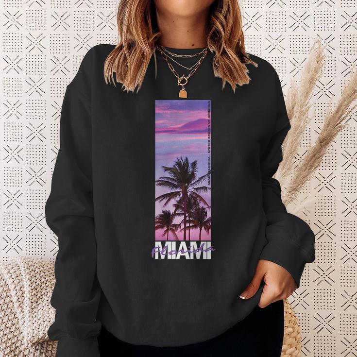 Miami Florida Usa Summer Sweatshirt Geschenke für Sie