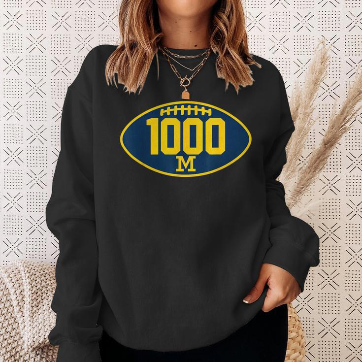 Michigan 1000 Wins Michigan Lovers Reach 1000Th Wins Sweatshirt Gifts for Her