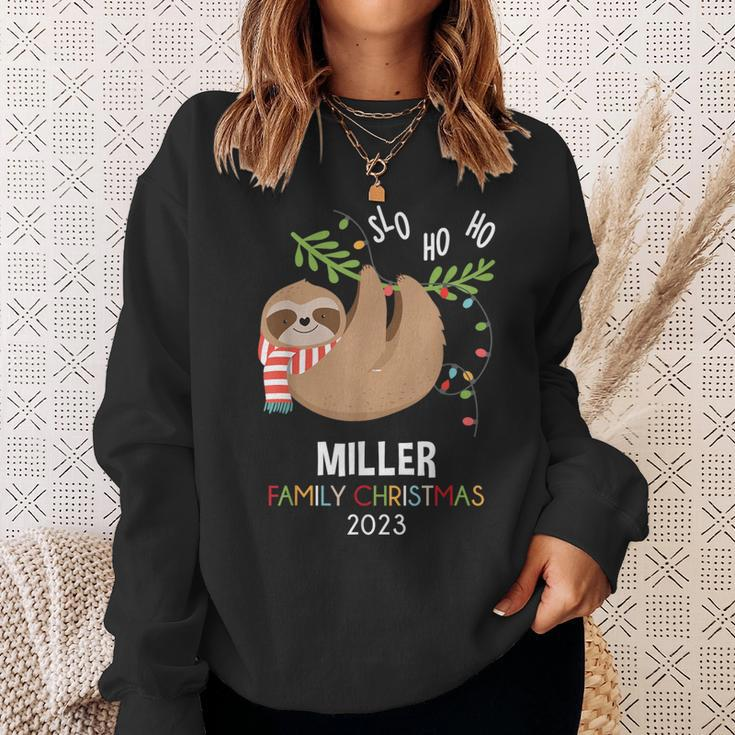 Miller Family Name Miller Family Christmas Sweatshirt Gifts for Her
