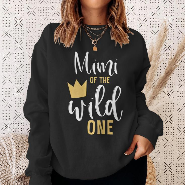 Mimi Of The Wild One 1St Birthday First Thing Matching Sweatshirt Gifts for Her