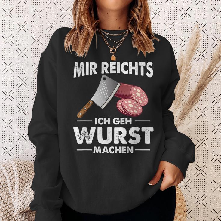 Mir Reichs Ich Geh Wurst Machen Butcher Sweatshirt Geschenke für Sie