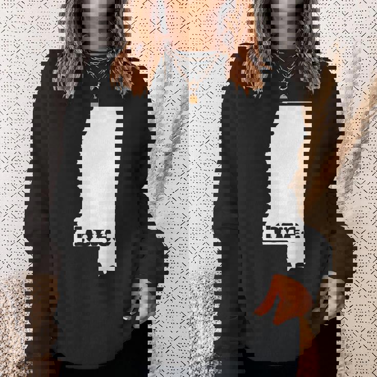 Mississippi Love Hometown State Pride Sweatshirt Gifts for Her