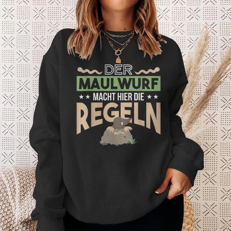 Mole Hills Insect Eater Gardener Mole Sweatshirt Geschenke für Sie