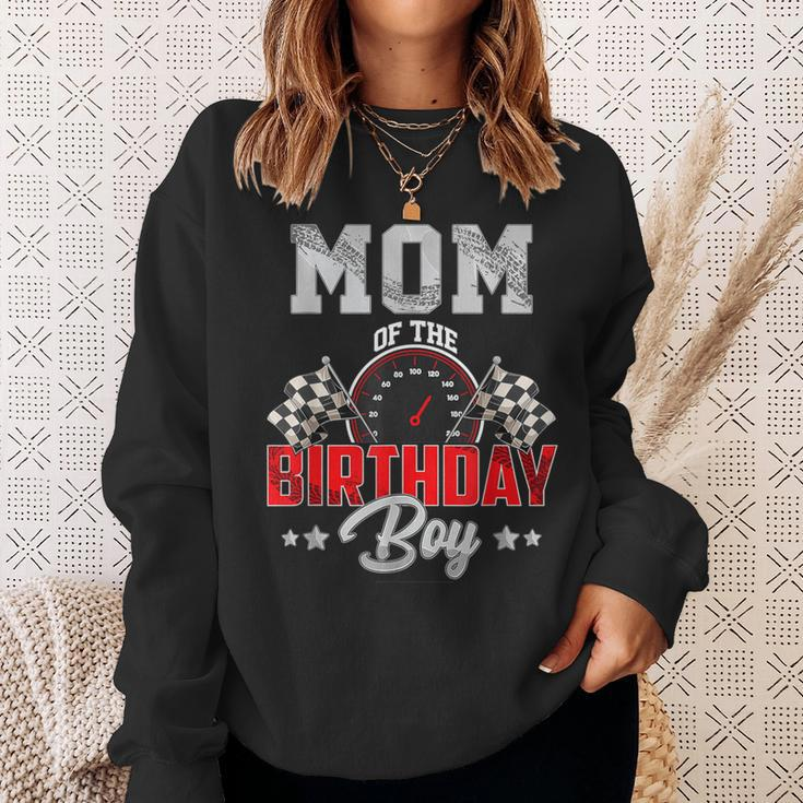 Mom Of The Birthday Boy Race Car Racing Car Driver Sweatshirt Gifts for Her
