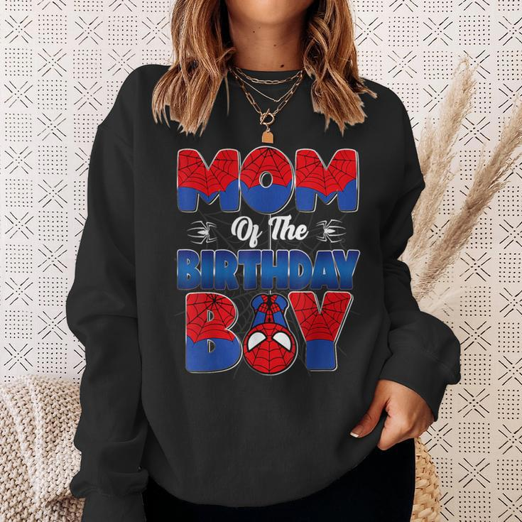 Mom And Dad Birthday Boy Spider Family Matching Sweatshirt Gifts for Her