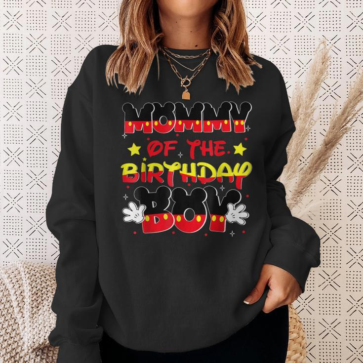 Mom And Dad Mommy Birthday Boy Mouse Family Matching Sweatshirt Gifts for Her