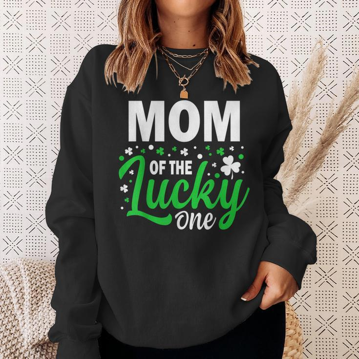 Mom Of The Lucky One Birthday Family St Patrick's Day Sweatshirt Gifts for Her