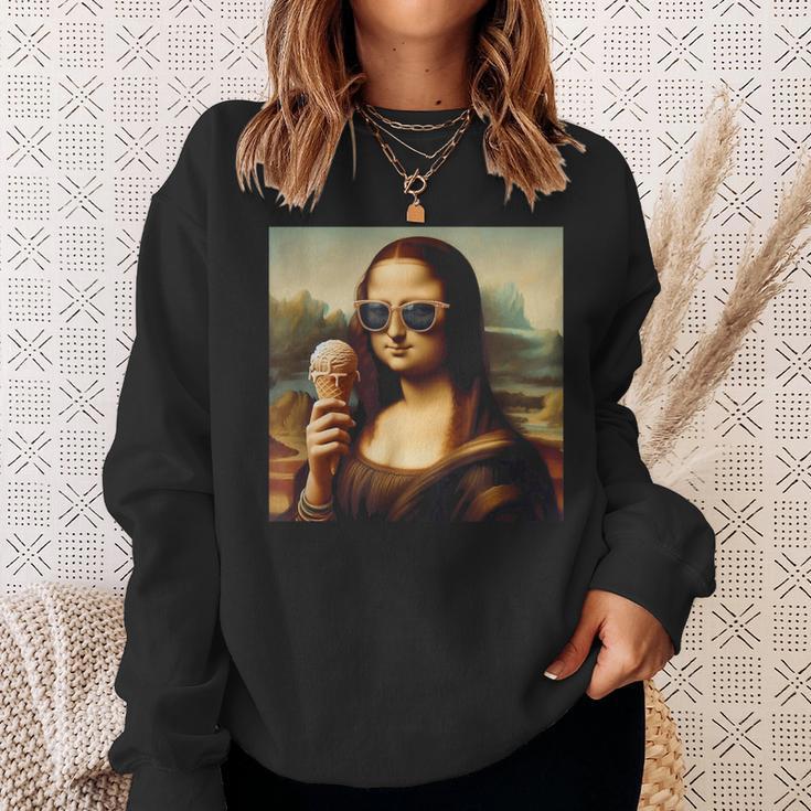 Mona Lisa Eiscreme Sweatshirt Geschenke für Sie