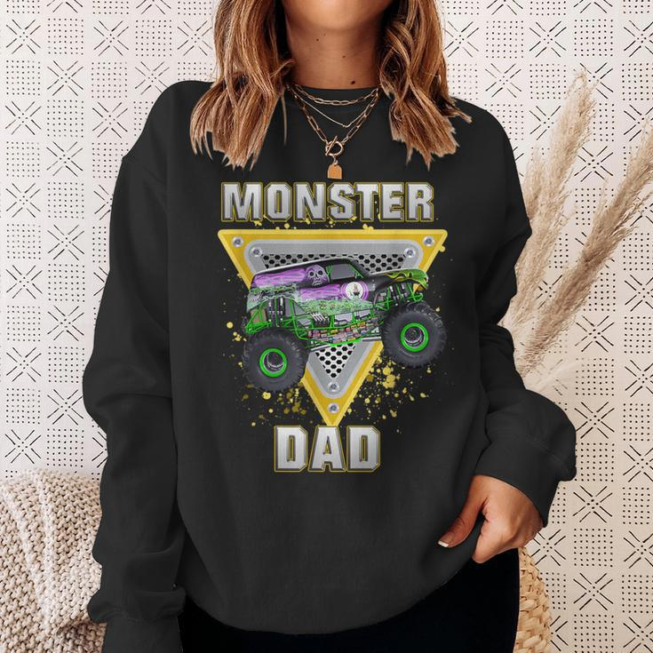 Monster Truck Dad Fathers Day Monster Truck Are My Jam Sweatshirt Gifts for Her