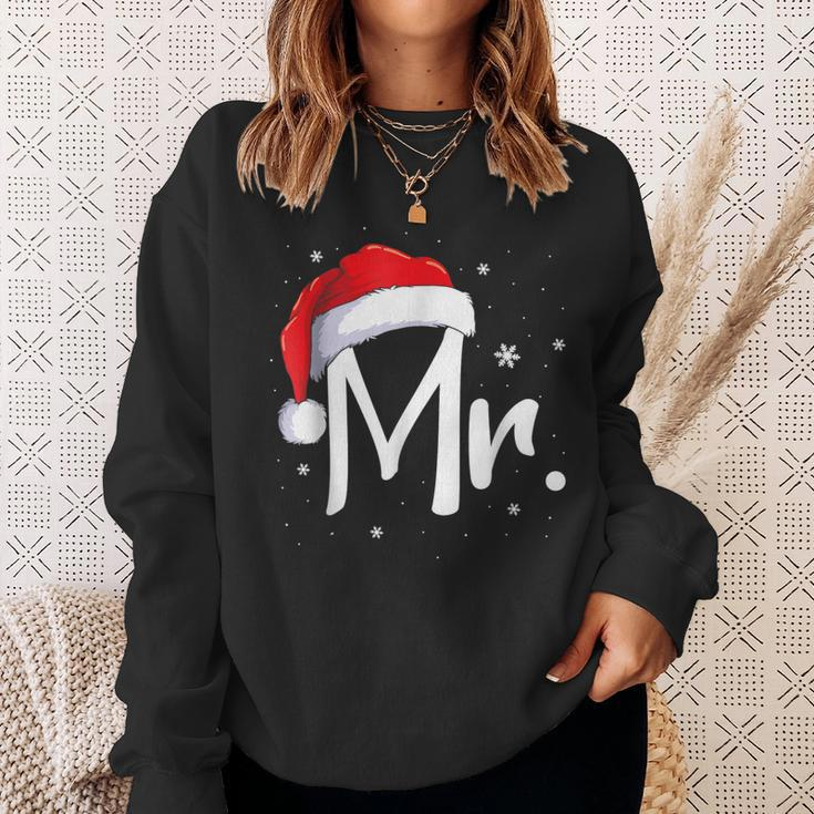 Mr And Mrs Claus Couples Matching Christmas Pajamas Santa Sweatshirt Gifts for Her