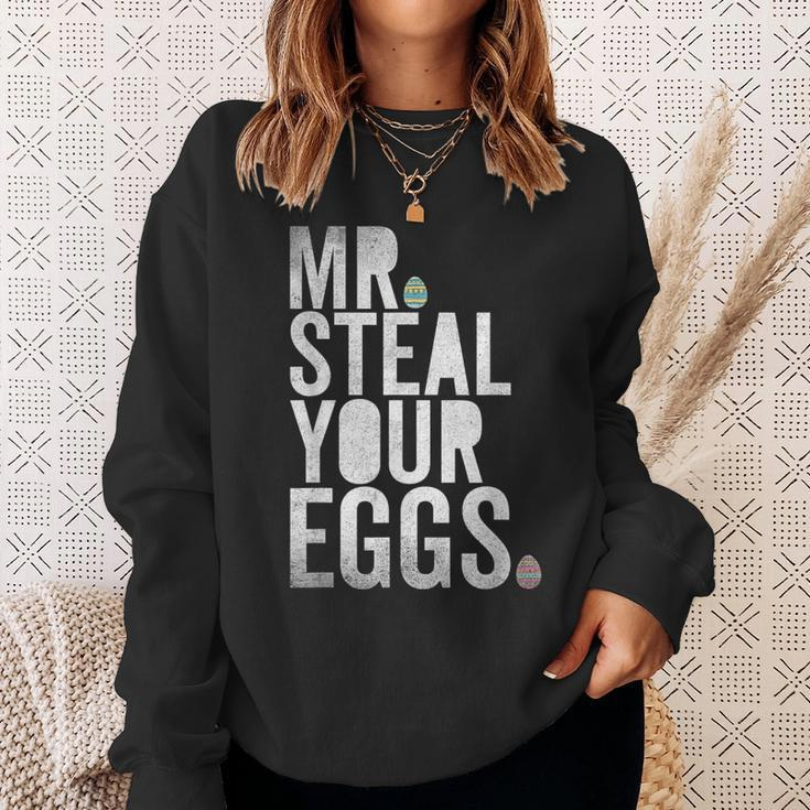Mr Steal Your Eggs Easter Matching Family For Boys Sweatshirt Gifts for Her