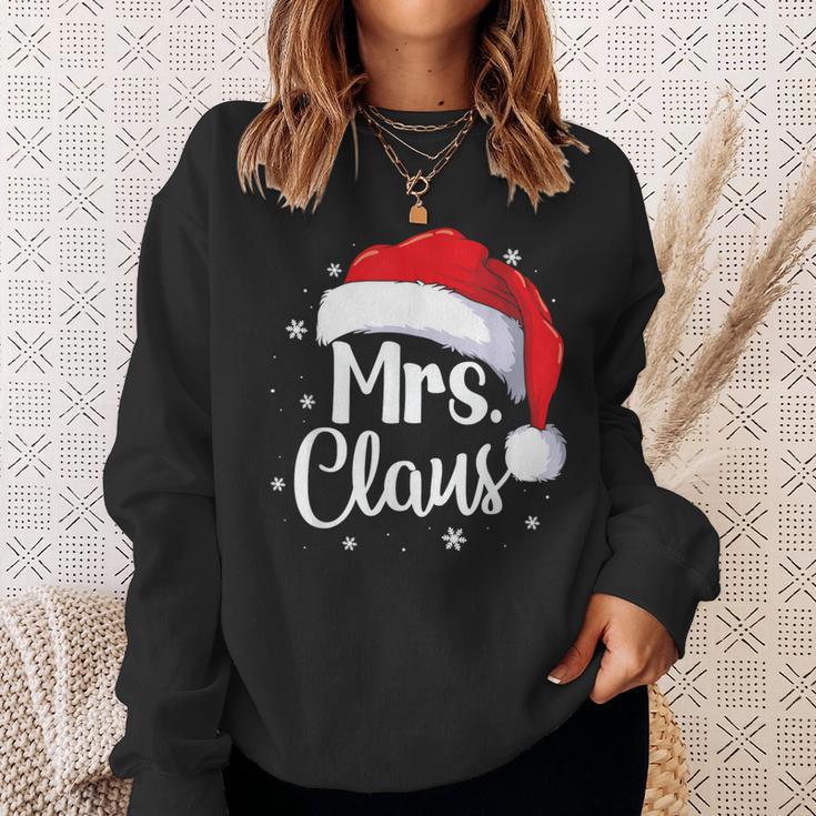 Mrs Claus Christmas Couples Matching His And Her Pajama Sweatshirt Gifts for Her