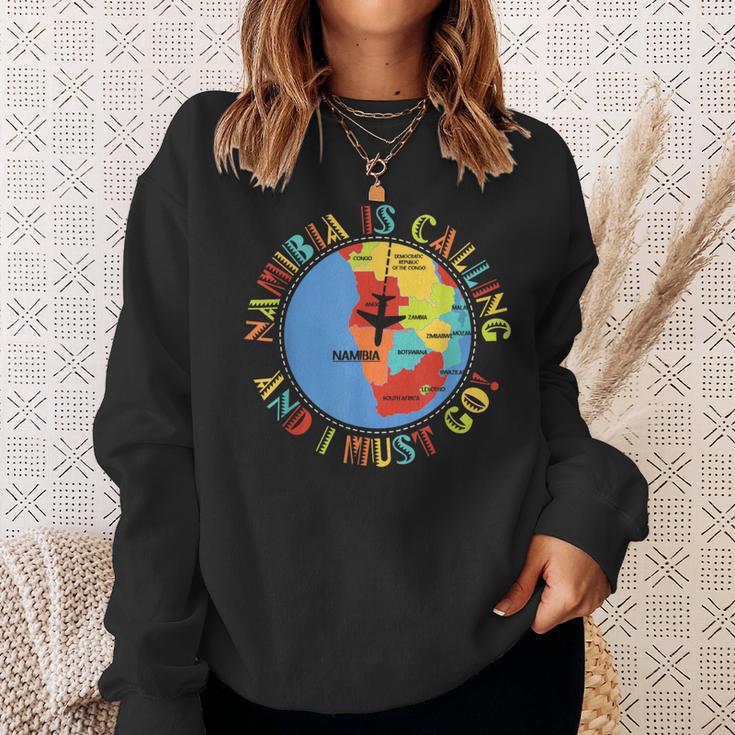 Namibia Ruft Und Ich Muss Gehen Namibia Africa S Sweatshirt Geschenke für Sie