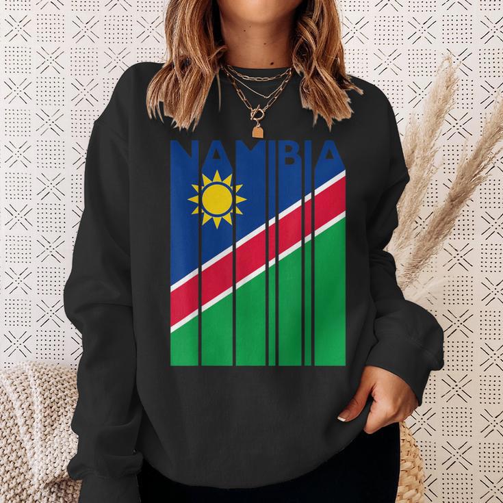 Namibian Flag Namibia Vintage Namibia Sweatshirt Geschenke für Sie