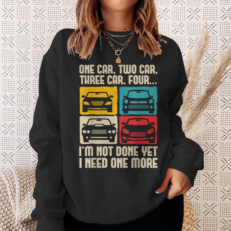 I Need One More Car Lover Jdm Car Guy Car Enthusiast Sweatshirt Gifts for Her