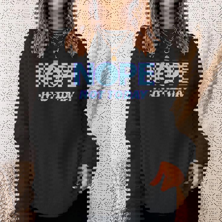 Nein Heute Nicht Magic Tcg Blue Mana Sweatshirt Geschenke für Sie