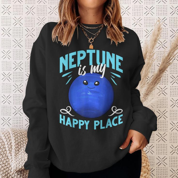 Neptune Planet Ring Solar System Sweatshirt Gifts for Her