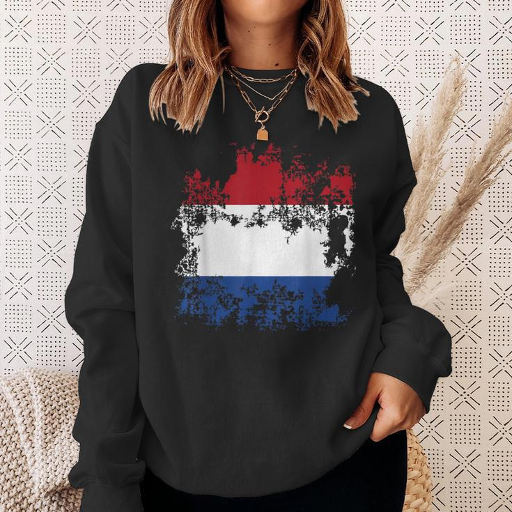 The Netherlands Holland Flag King's Day Holiday Sweatshirt Gifts for Her