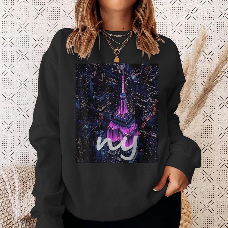 New York Fashion New York City Skyline Sweatshirt Gifts for Her