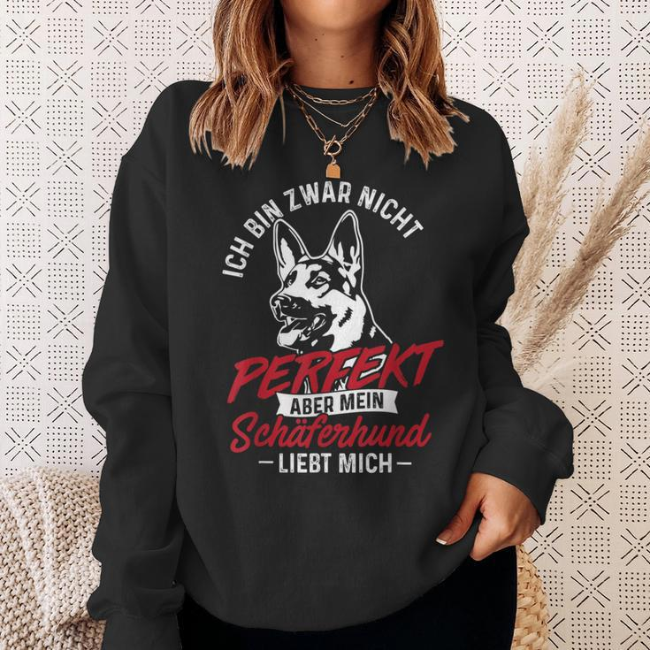 Nicht Perfekt Aber Mein Schäferhund Liebt Mich Sweatshirt Geschenke für Sie