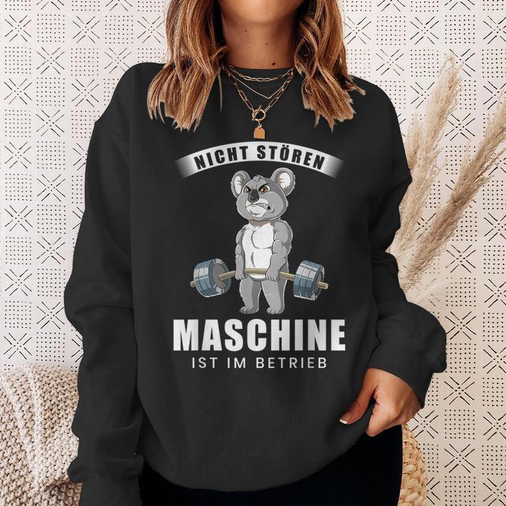 Nicht Stören Maschine In Berieb Gym Fitness Sweatshirt Geschenke für Sie