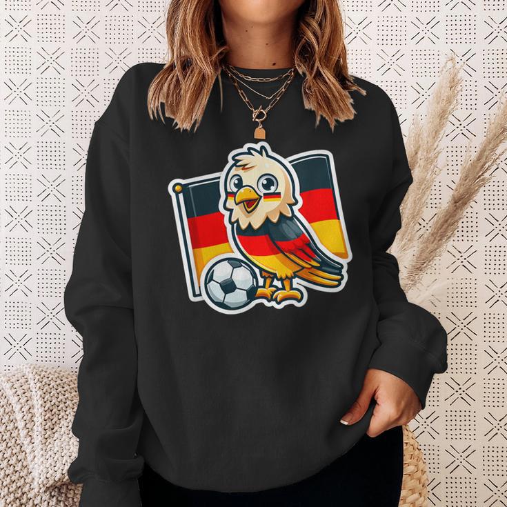 Niedlicher Adler Deutsch Banner Fan Deutschland Flagge Sweatshirt Geschenke für Sie