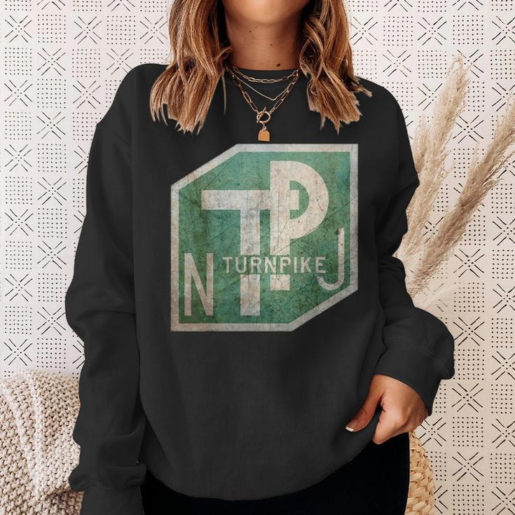 Nj Turnpike Nj Locals Visitors New Jersey Garden State Sweatshirt Gifts for Her