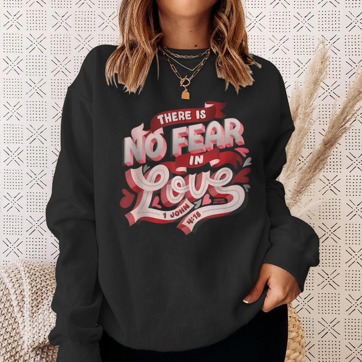 No Fear In Love 1 John 4 Sweatshirt Gifts for Her