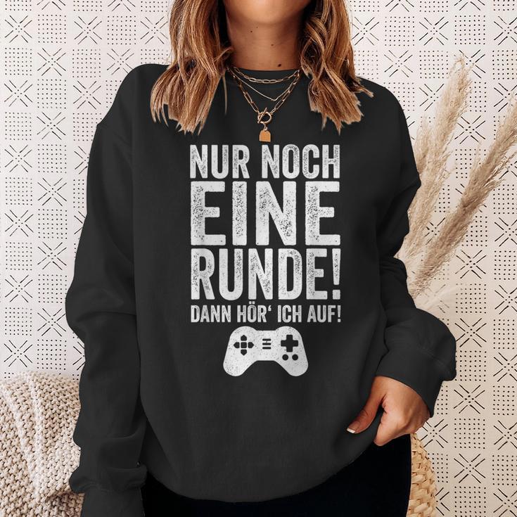 Noch Eine Round Cool Pc Gaming Gamer Nerd Gamer Sweatshirt Geschenke für Sie