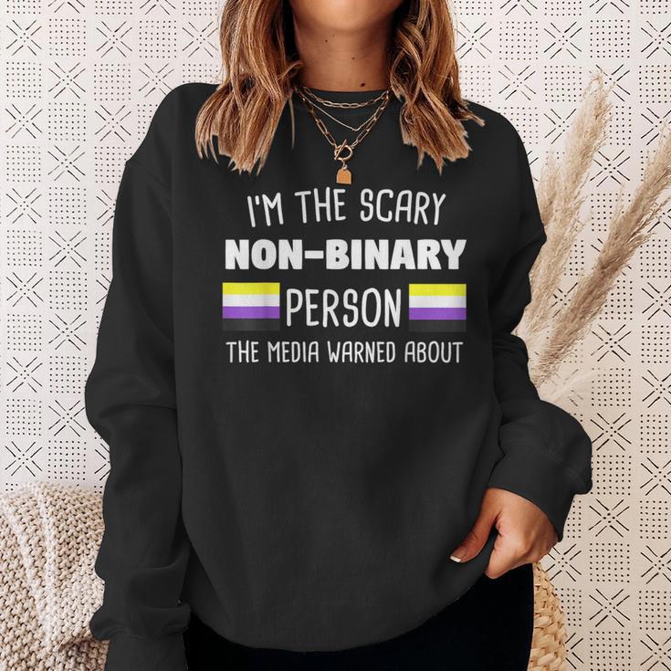 Non Binary Non-Binary Flag Non-Gender Lgbtqia Sweatshirt Geschenke für Sie