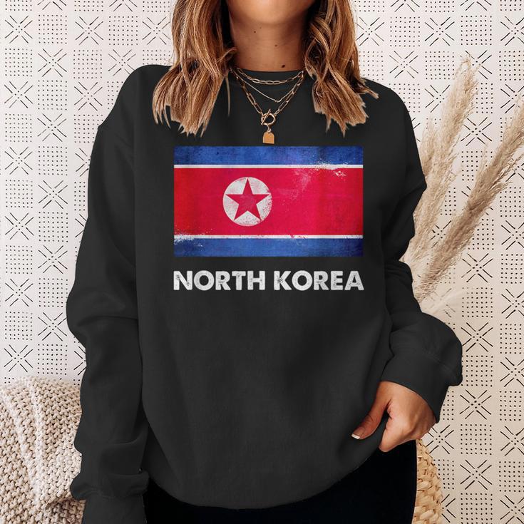 North Korean North Korea Flag Sweatshirt Gifts for Her