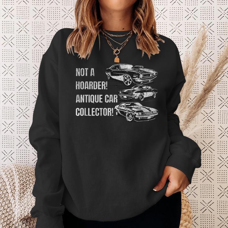 Not A Hoarder Antique Car Collector Vintage Dad Sweatshirt Gifts for Her