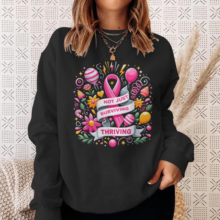 Not Just Surviving Thriving Graphic Sweatshirt Gifts for Her