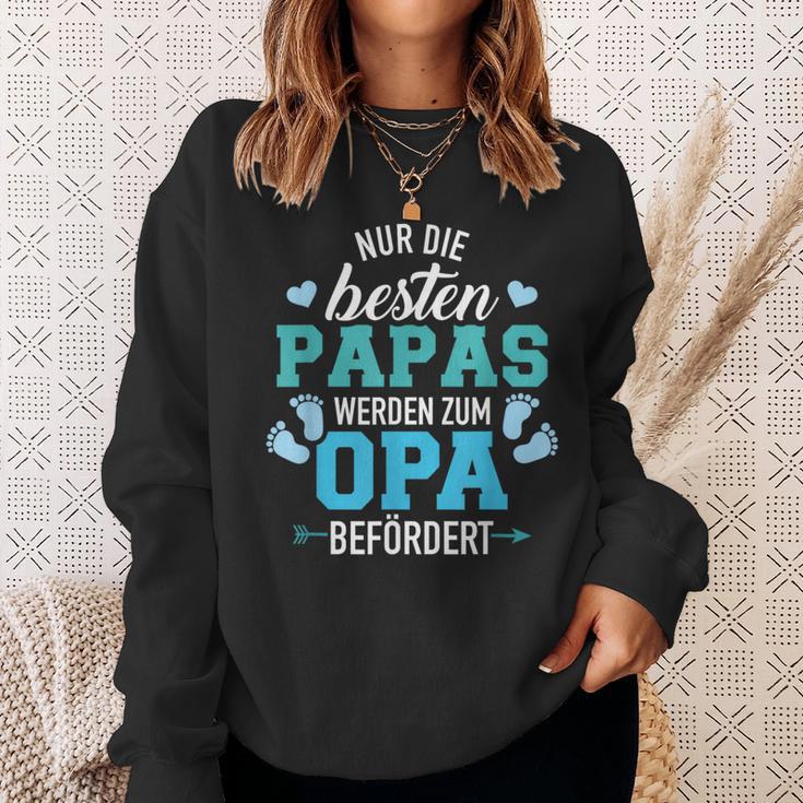 Nur Die Besten Papas Werden Zum Opa Befördert Sweatshirt Geschenke für Sie