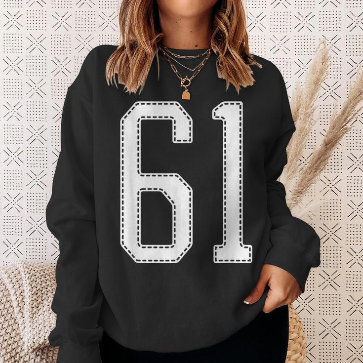Official Team League 61 Jersey Number 61 Sports Jersey Sweatshirt Gifts for Her