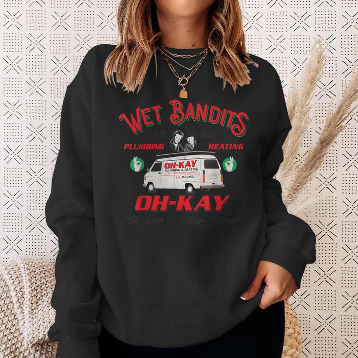 Oh Kay Bandits Plumbing And Wet Heating 90S Retro Sweatshirt Gifts for Her