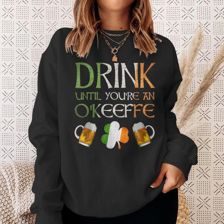 O'keeffe Family Name For Proud Irish From Ireland Sweatshirt Gifts for Her