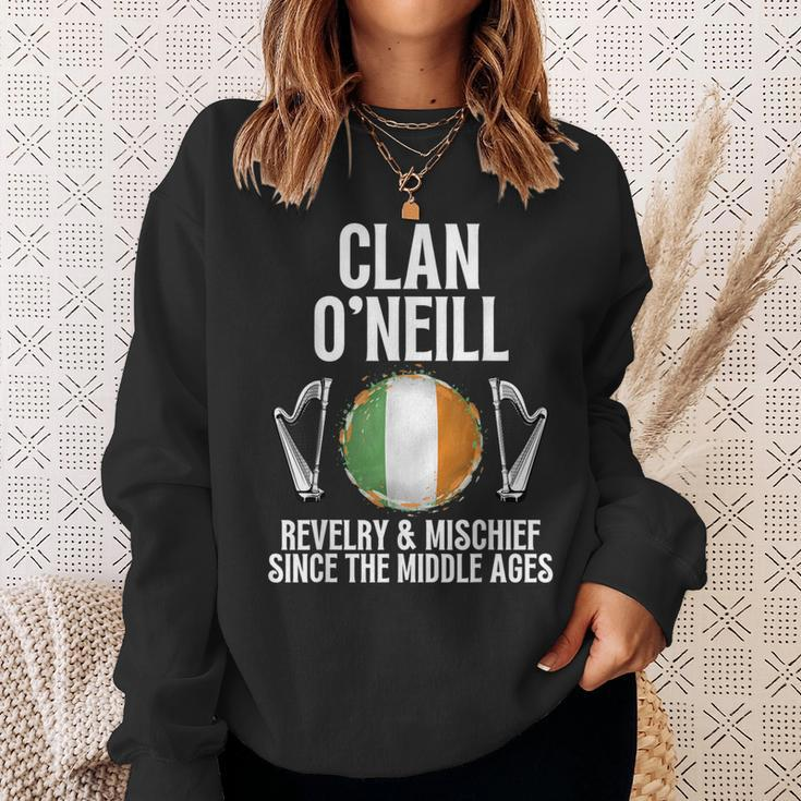 O’Neill Surname Irish Family Name Heraldic Celtic Clan Sweatshirt Gifts for Her