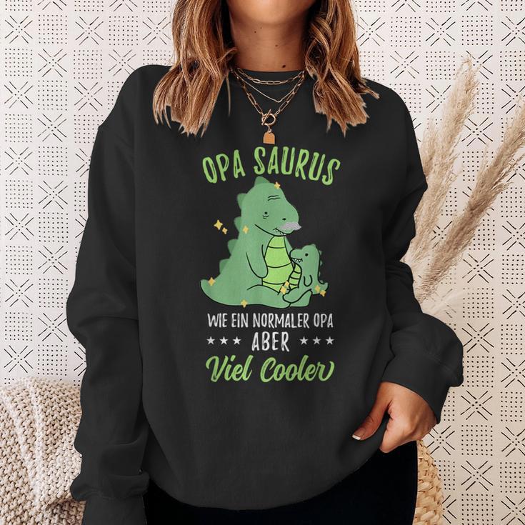 Opa Saurus Lustigesatertag Sweatshirt Geschenke für Sie