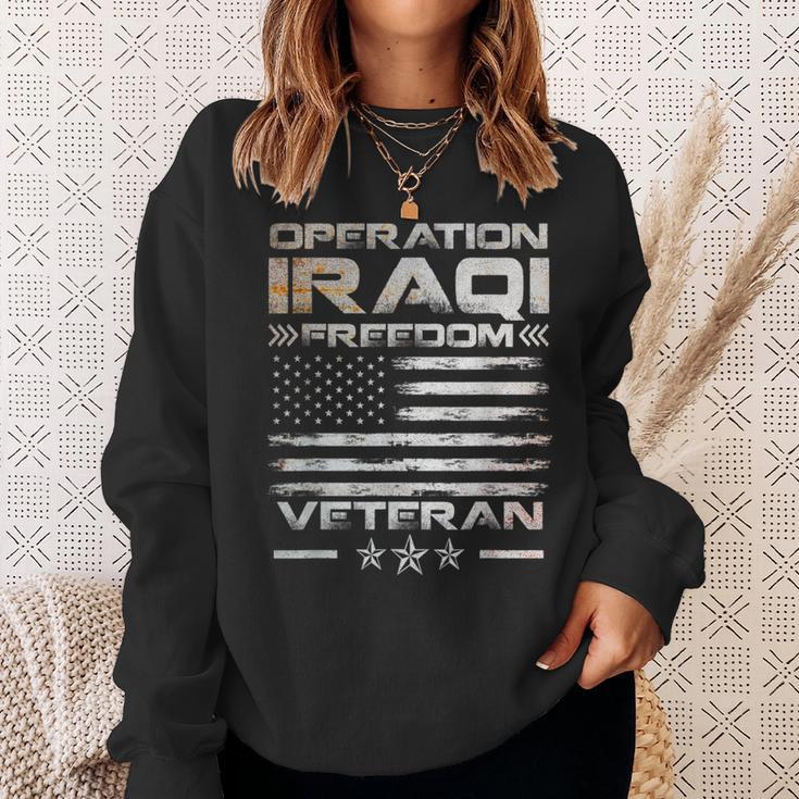 Operation Iraqi Freedom Oif Veteran Sweatshirt Gifts for Her