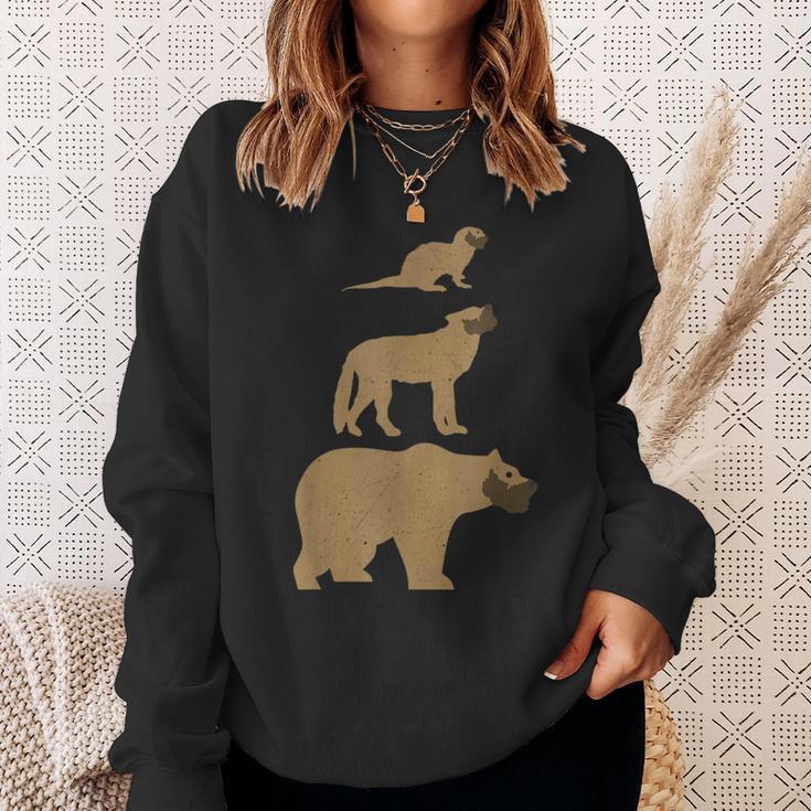 Otter Wolf Bear Gay Slang Lgbt Pride Sweatshirt Gifts for Her