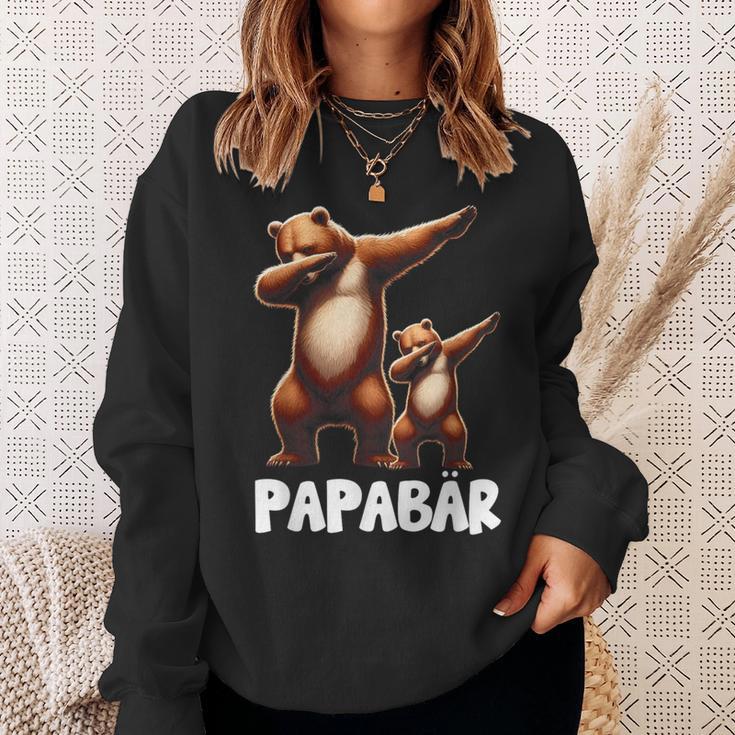 Papa Bärater Tochter Sohn Dabbing Papaatertag Sweatshirt Geschenke für Sie