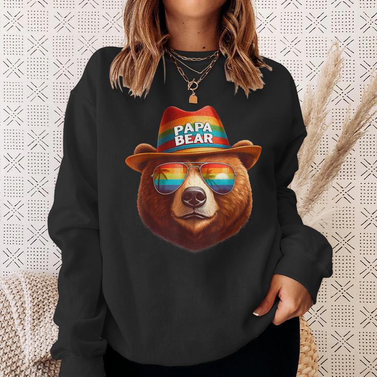 Papa Bear Papa Bearatertagsgeschenk Für Papa Spruch Lustig Sweatshirt Geschenke für Sie