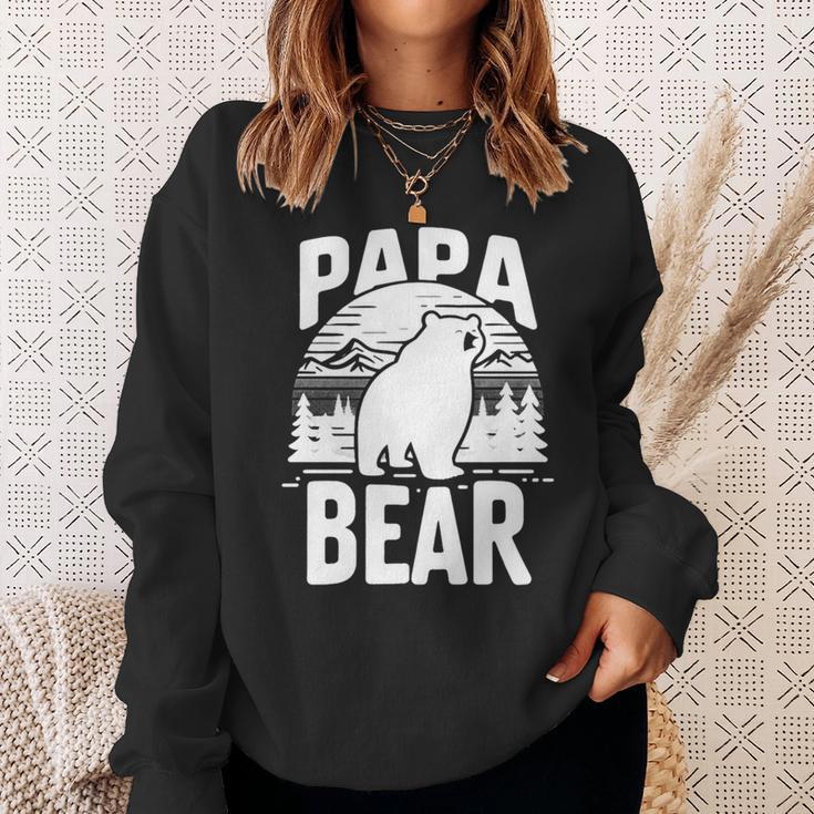 Papa Bear Für Stolzenater Ehemann Onkel Zumatertag Sweatshirt Geschenke für Sie